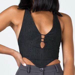 Princess Polly Vest Crop Top - US4, SMALL